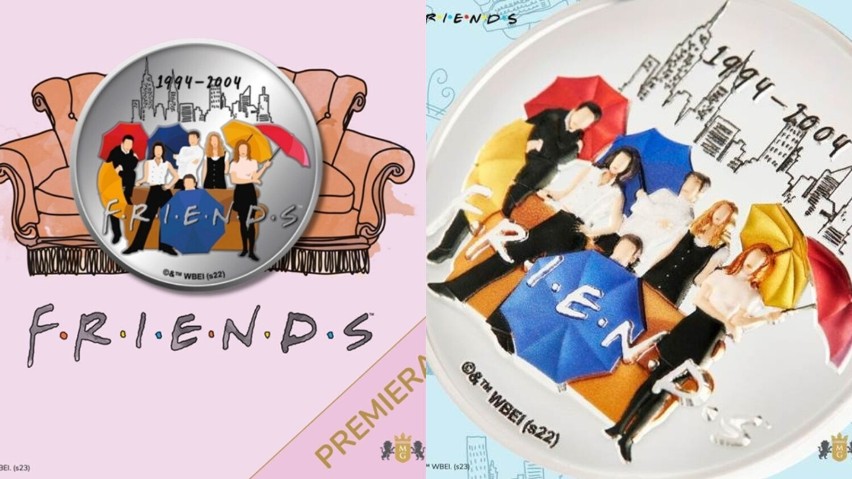 Mennica Gdańska wydaje pierwszą monetę z serii Friends - Ikony popkultury