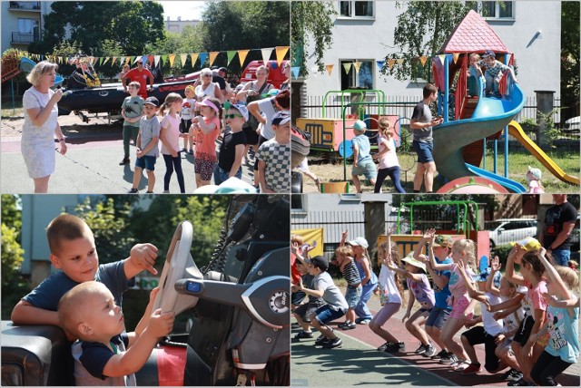 Tak było na pikniku rodzinnym "Mama, tata i ja" w Przedszkolu Publicznym nr 12 we Włocławku, 12 czerwca 2023 roku.