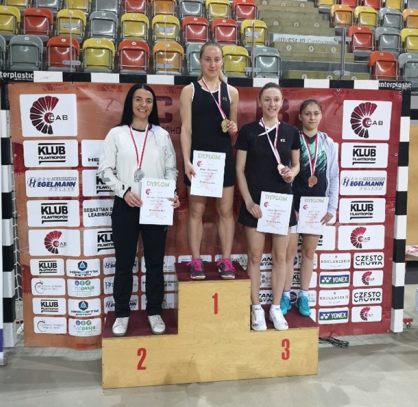 Anna Duda z dwoma brązowymi medalami. Udany występ badmintonistki w Częstochowie