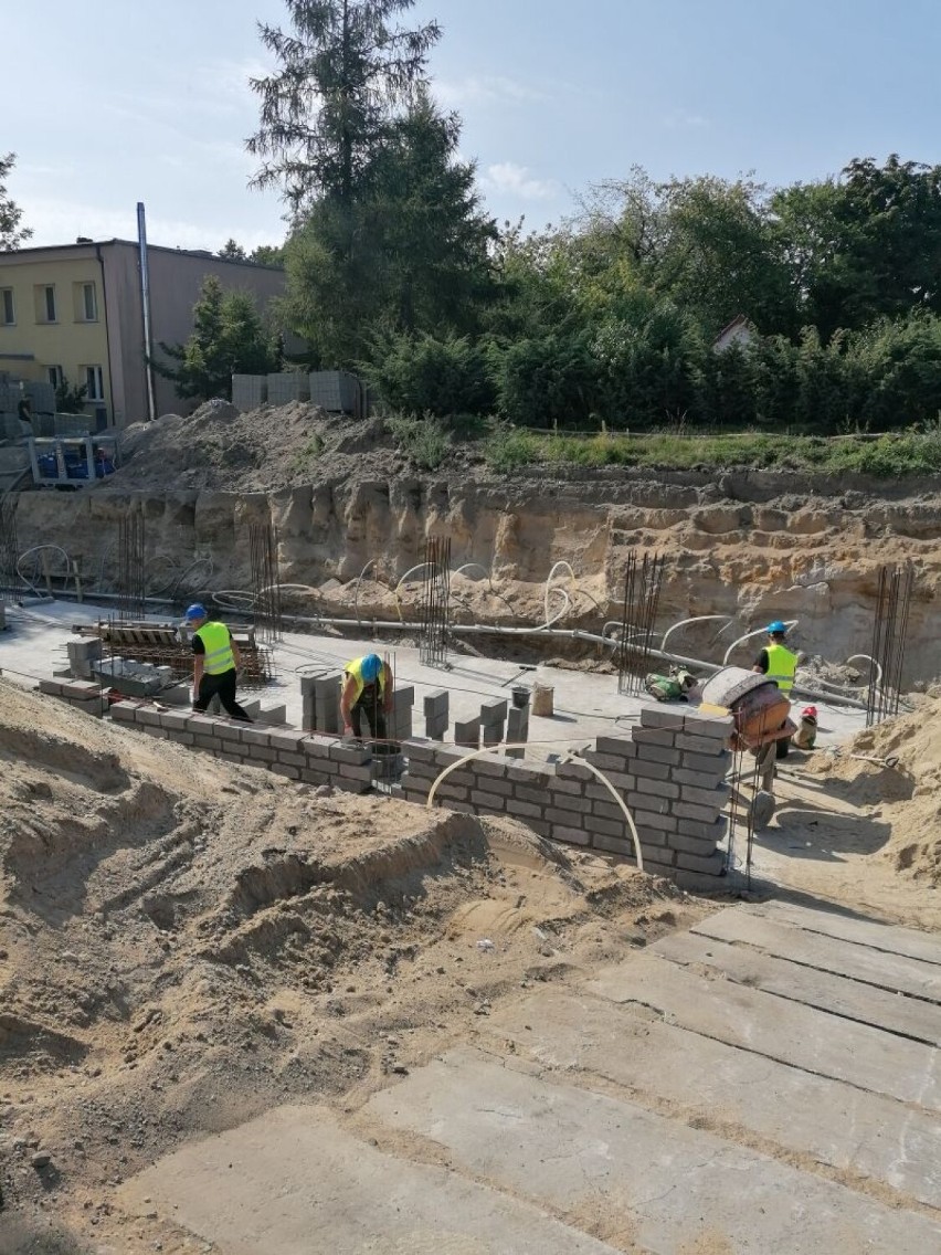 Budowa nowej hali sportowej w Wągrowcu. Na jakim etapie są prace?