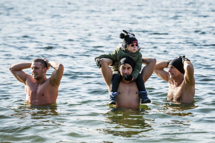 Morsy z Bydgoszczy tradycyjnie spotkały się na plaży w...