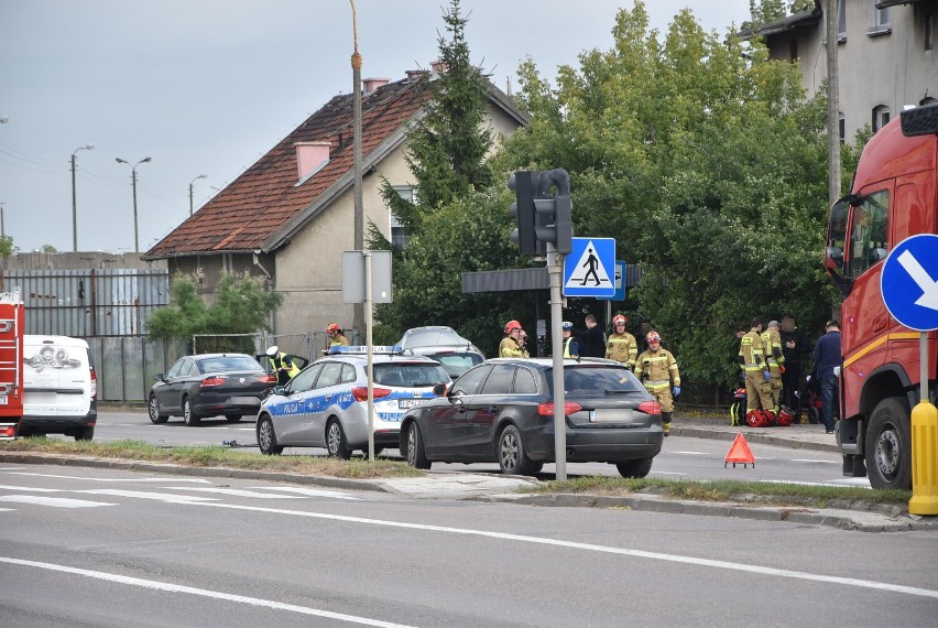 Malbork. Wypadek na alei Wojska Polskiego. Jedna osoba trafiła do szpitala 