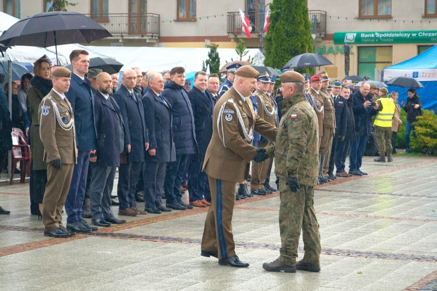 Przysięga wojskowa żołnierzy 11 Małopolskiej Brygady Obrony...