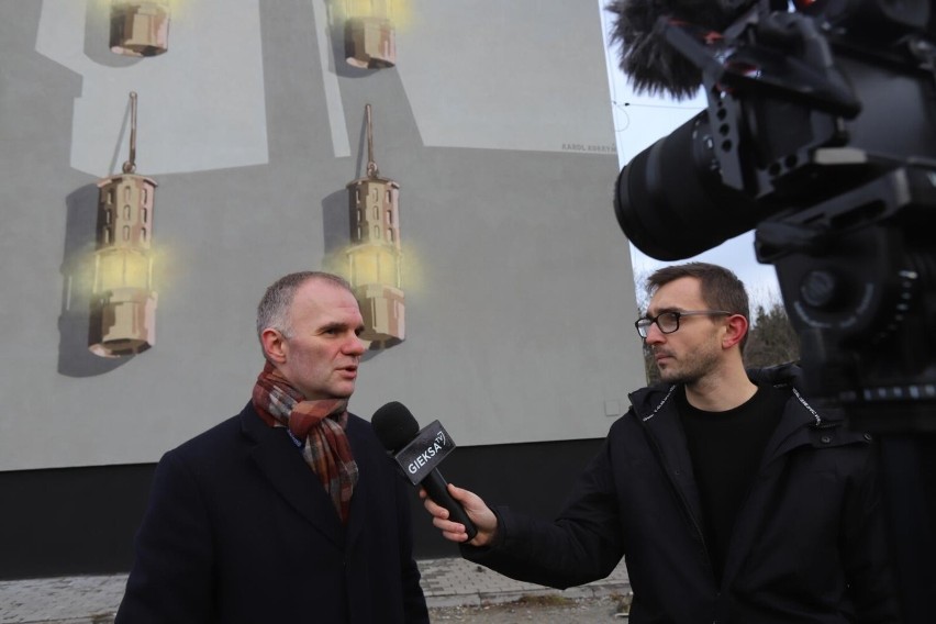 Kibice GKS Katowice odsłonili mural upamiętniający 40-lecie pacyfikacji KWK Wujek. Zobacz ZDJĘCIA