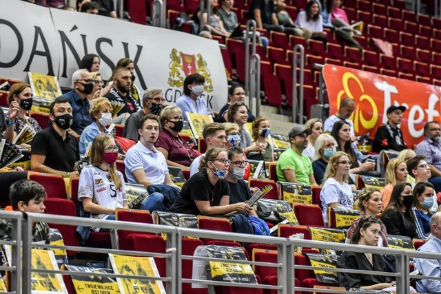 25.09.2020 gdansk
polska liga siatkowki. mecz trefl gdansk - cuprum lublin. pierwszy mecz sezonu przed wlasna publicznoscia
fot. przemek swiderski / polska press / dziennik baltycki