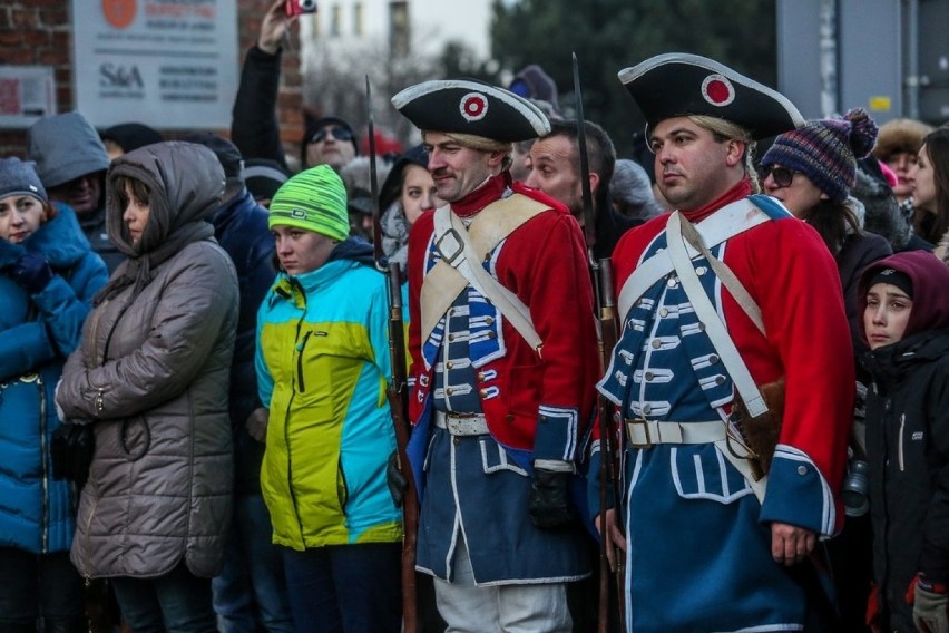 Noworoczna zmiana warty w Gdańsku [ZDJĘCIA]