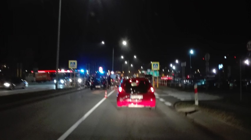 Na ulicy Katowickiej zderzyły się dwa samochody osobowe
