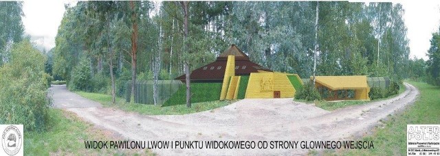 Zoo w Gdańsku Oliwie - wizualizacje lwiarni