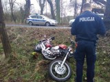 Ukradziony z Niemiec motocykl yamaha leżał na środku drogi. Policjanci wyjaśniają tę sprawę