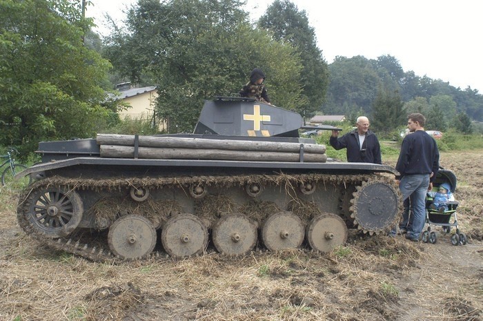 Średni czołg Pzkf. V Panter był jedną z atrakcji pikniku