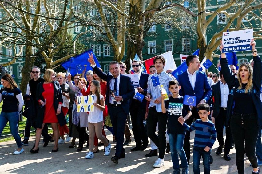 Eurowybory 2019. Koalicja Europejska zaczęła kampanię w Szczecinie [WIDEO, ZDJĘCIA]