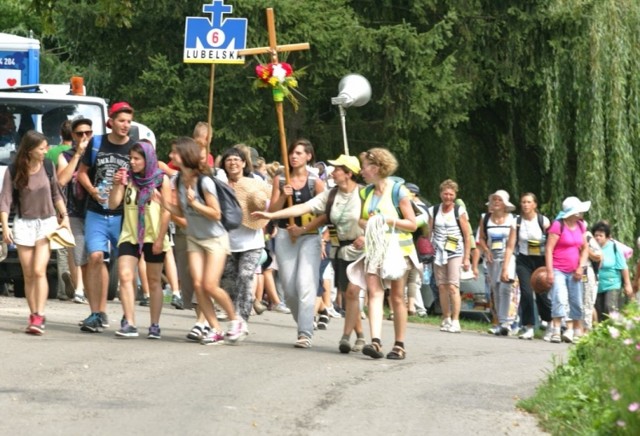 Lubelska Pielgrzymka w drodze na Jasną Górę