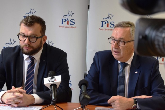 Grzegorz Puda (z lewej) ma zostać nowym ministrem rolnictwa w zrekonstruowanym rządzie.