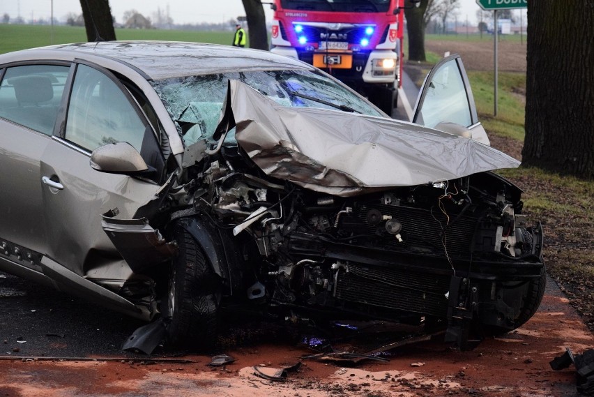 Około godziny 16.20 na drodze krajowej nr 25 pod Złotnikami...