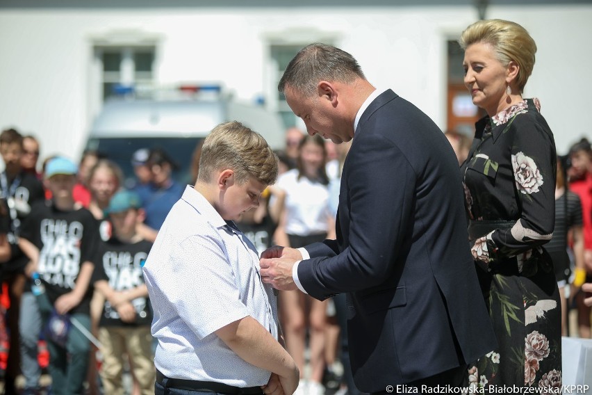 Dawid Wroniszewski z Dąbrówki (gmina Aleksandrów) otrzymał...