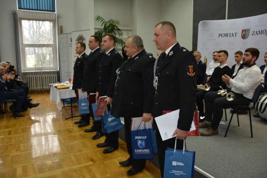 Strażackie spotkanie opłatkowe w Zamościu