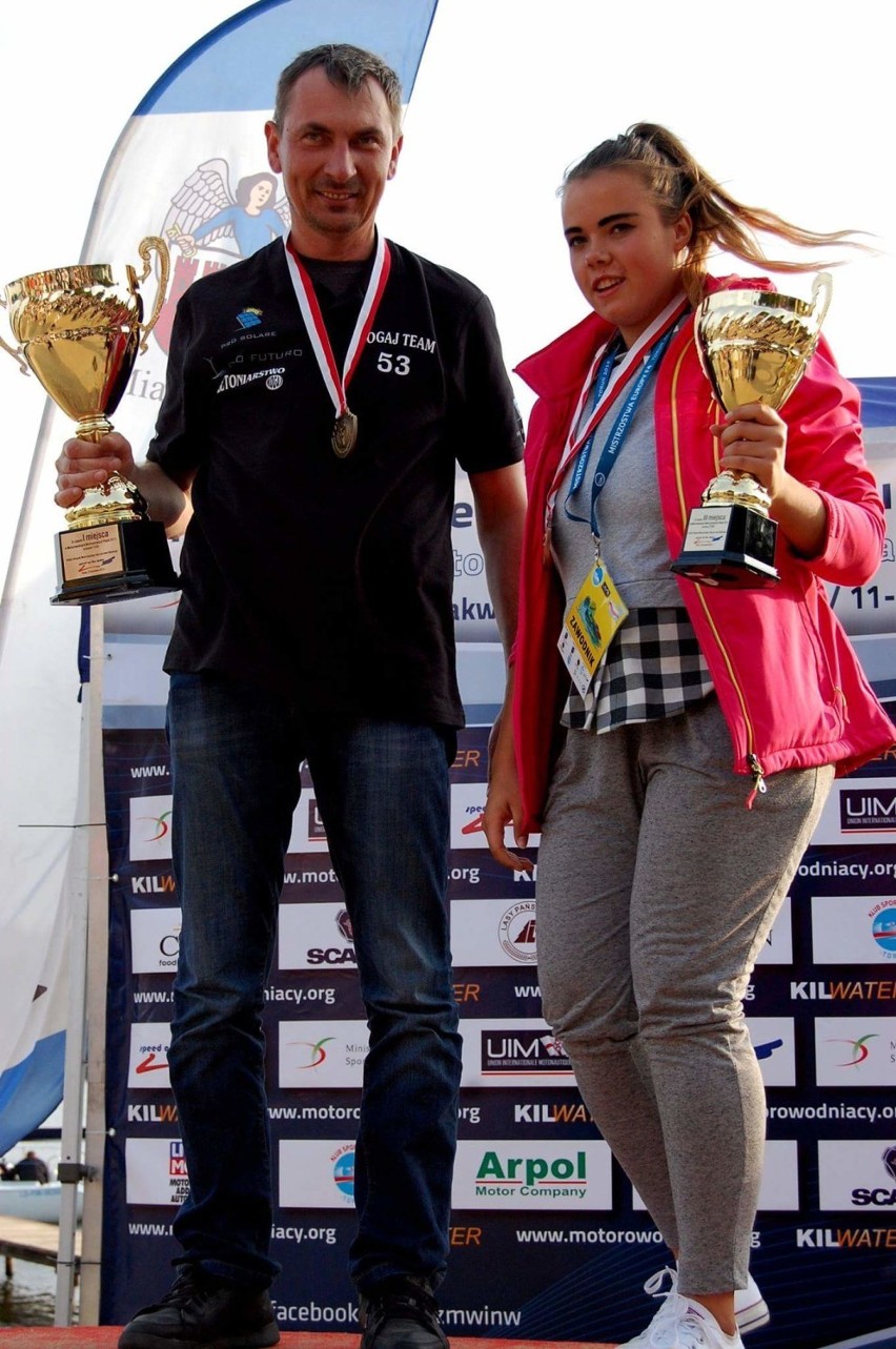 Małgorzata Mirzejowska z Włocławka brązową medalistką motorowodnych mistrzostw Polski 2015 