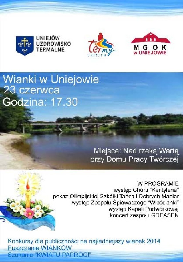 Wianki w Uniejowie