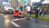 Hetmańska: Poważny wypadek z udziałem motocyklisty [ZDJĘCIA]