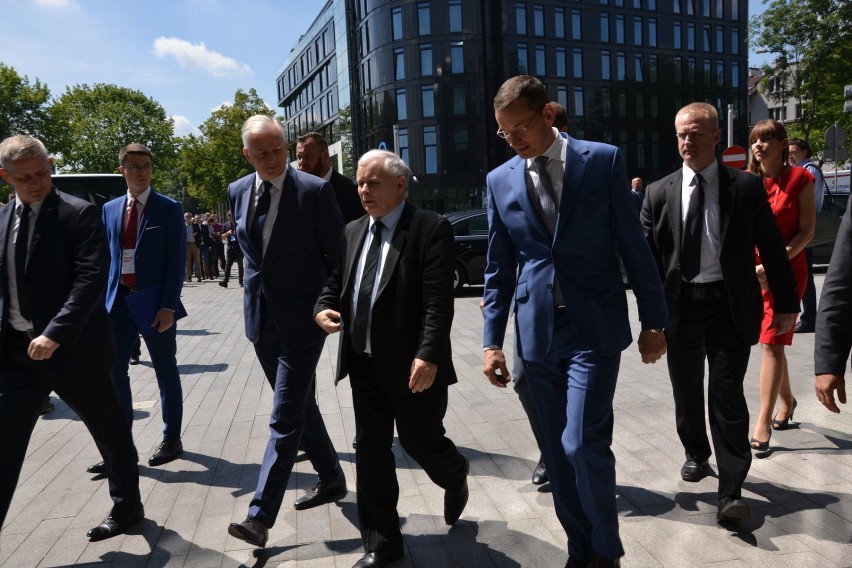 W drodze na Kongres Prezesa PIS Jarosława Kaczyńskiego. Fot....