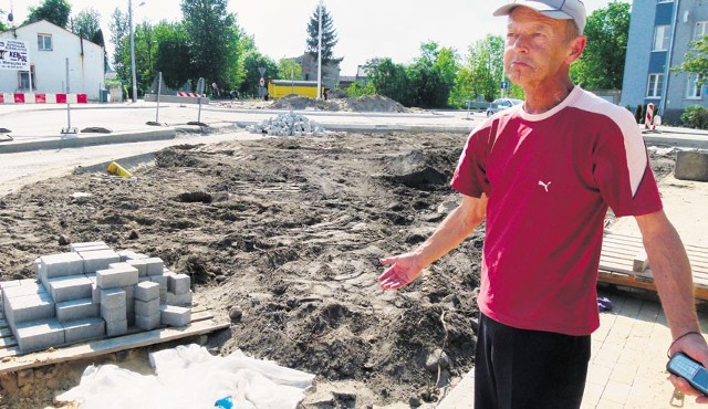 Jan Rejniak, tak jak pozostali mieszkańcy ul. Wierzejskiej, już boi się korków