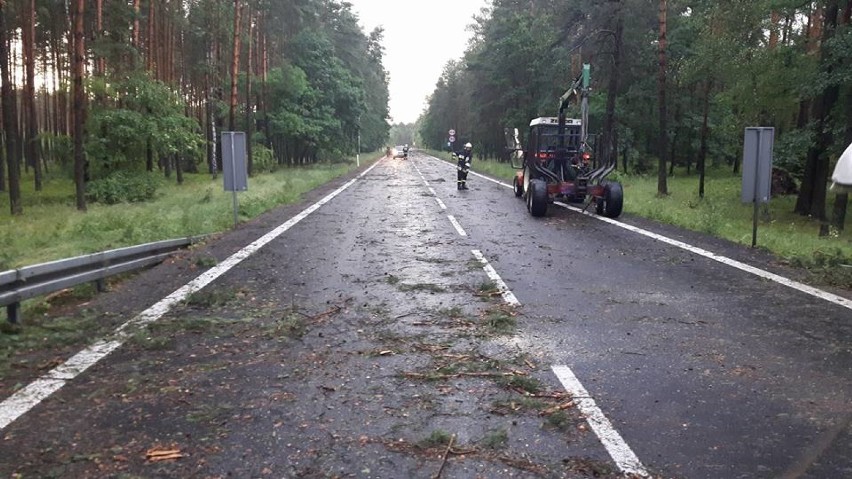 Wichury szalały w powiecie tarnogórskim