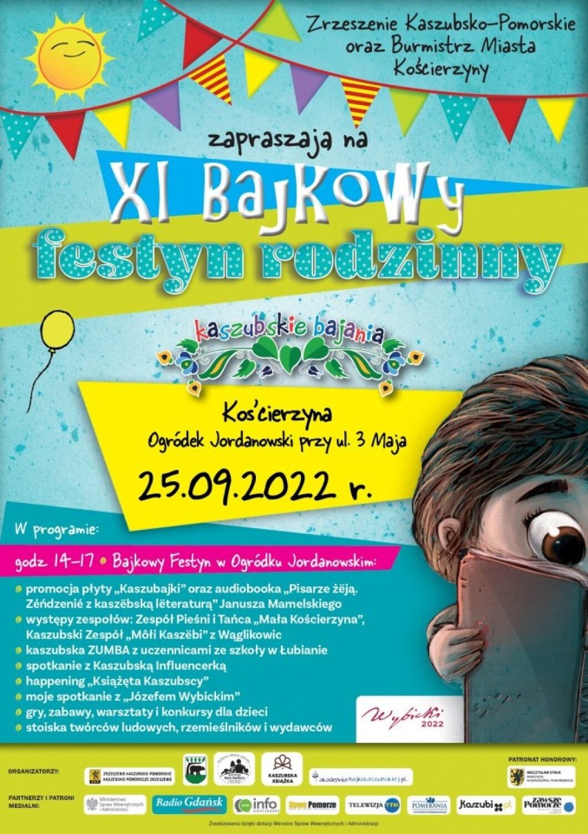 Kościerzyna. 25 września 2022 odbędzie się XI Bajkowy Festyn Rodzinny w Kościerzynie. Na uczestników czeka moc atrakcji 