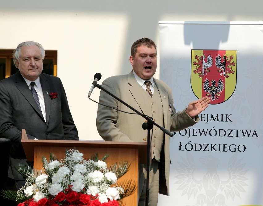 Dr Józef Zych i prof. Andrzej Rzepliński na uroczystej sesji...