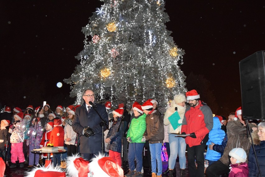 Rozświetlenie miejskiej choinki w Suwałkach