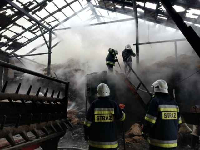 Duży pożar w Stoku Polskim! Ewakuowano 30 zwierząt