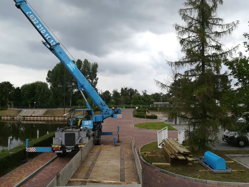 Inwestycje w mieście. Marina, pomost dla żeglarzy