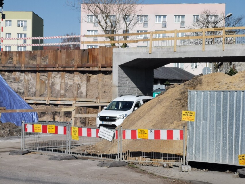 Trwa przebudowa wiaduktu na ul. Kadłubek w Chrzanowie