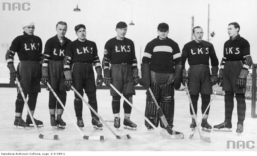 Mecz hokeja na lodzie ŁKS Łódź - Warszawianka w Łodzi