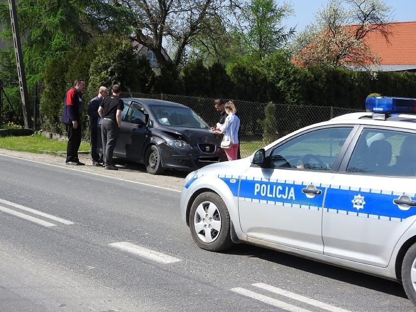 Mały karambol na drodze Wieprz - Andrychów