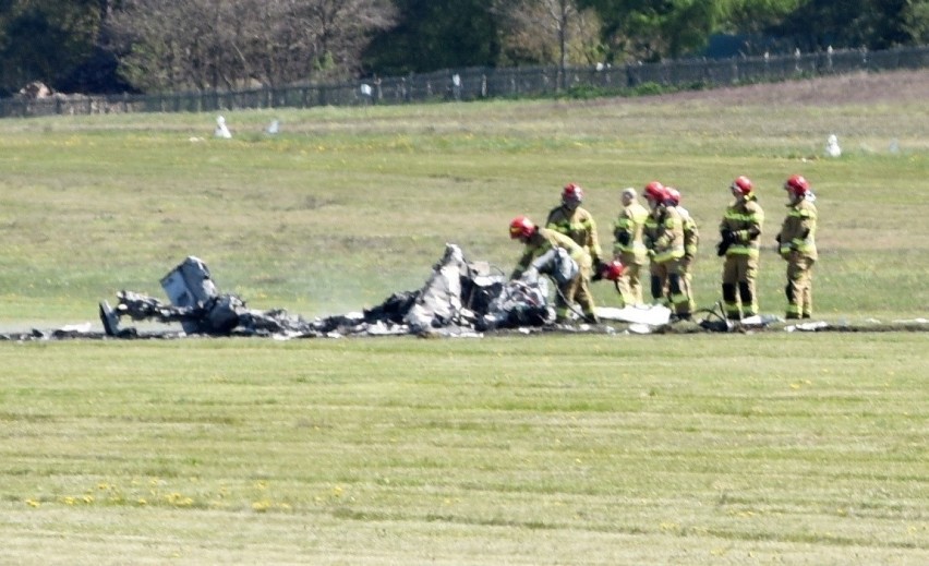 Samolot rozbił się na lotnisku w Przylepie podczas...