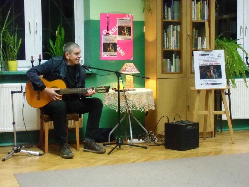 Spotkanie z Lechem Dyblikiem bibliotece w Szadku [FOTO]