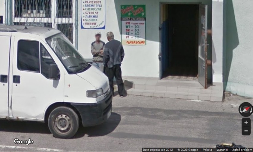 Mieszkańcy gminy Waganiec w obiektywie Google Street View.