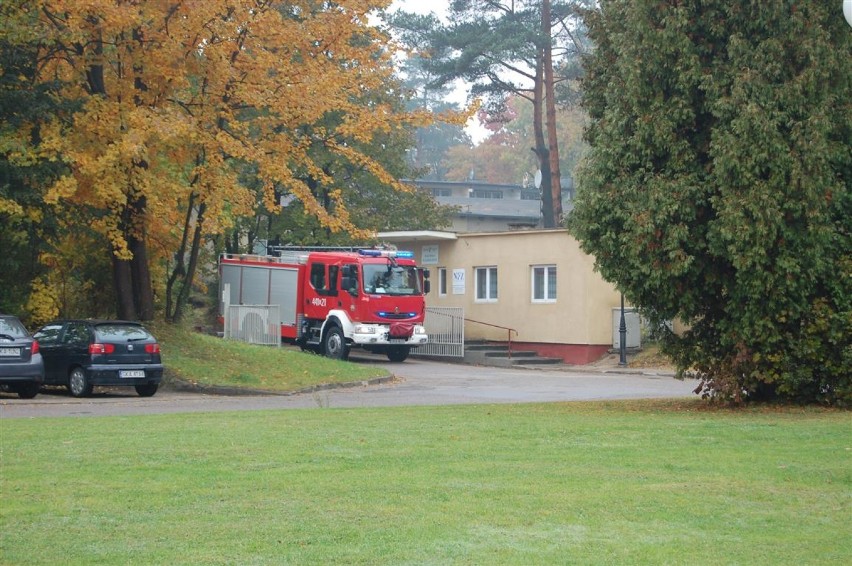 Akcja strażacka w szpitalu w Dzieżążnie