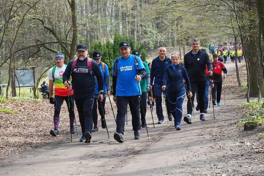  II Kraśnicki Rajd Nordic Walking – Nordikiada 2022. W wydarzeniu wzięło udział ponad 200 spacerowiczów