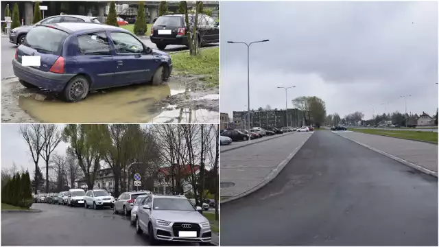 Nowy parking jest w połowie pusty, a pod szpitalem "parkingowa samowolka"