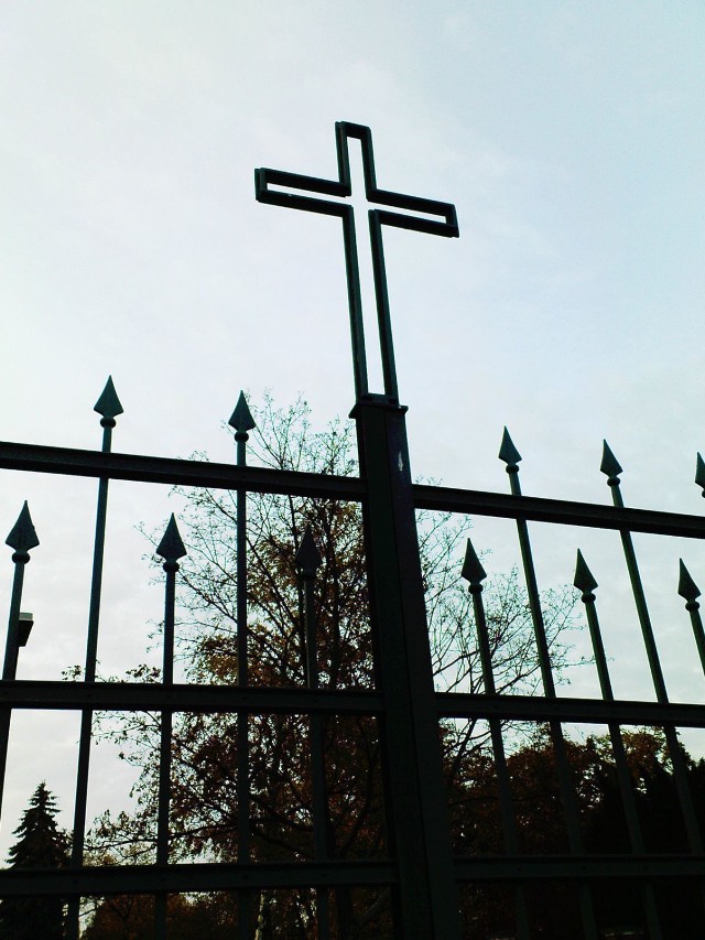 Brama wejściowa na cmentarz im. św. Jadwigi.