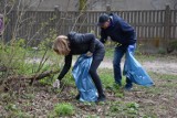 Sprzątali las przy ul. Zamenhofa w Lesznie z okazji Dnia Ziemi ZDJĘCIA