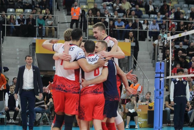 ZAKSA Kędzierzyn-Koźle - Sarmayeh Bank Teheran 3:2.