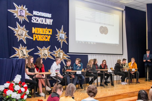 W Zespole Szkół "Elektryk" w Słupsku odbył się finał konkursu dla klas pierwszych o patronach szkoły pod nazwą „Nobliści Polscy”.