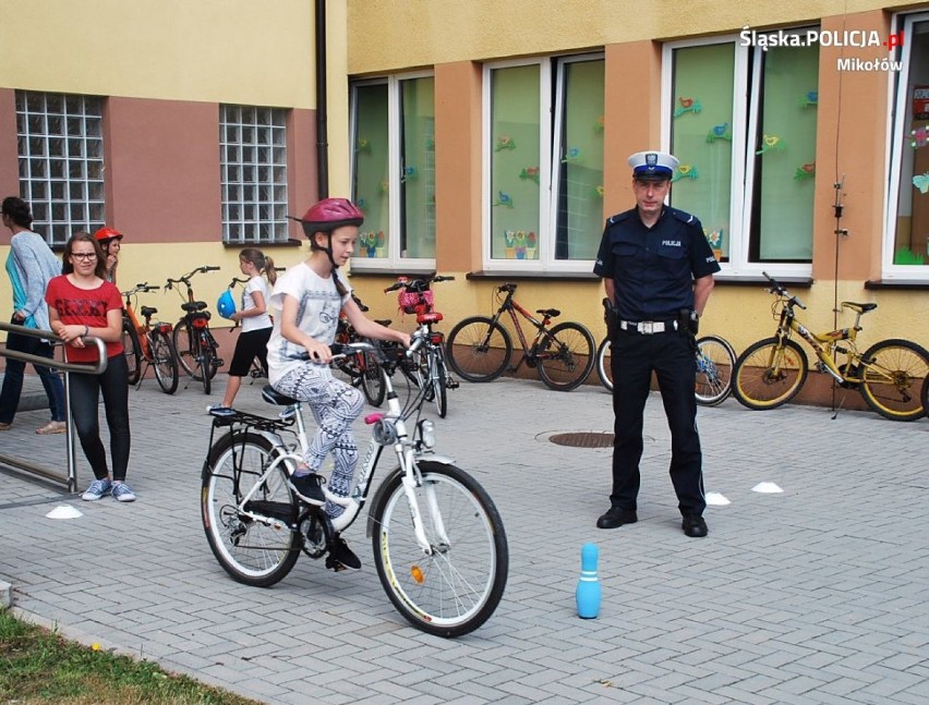 Egzamin dla małych rowerzystów: część teoretyczna i praktyczna ZDJĘCIA