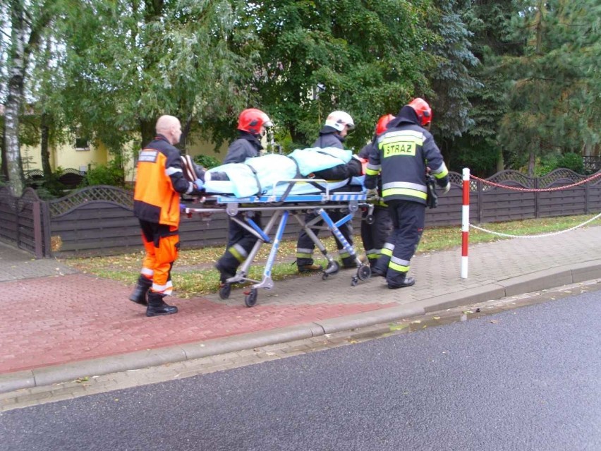 Zderzenie dwóch samochodów! Osoby ranne trafiły do szpitala w Wągrowcu
