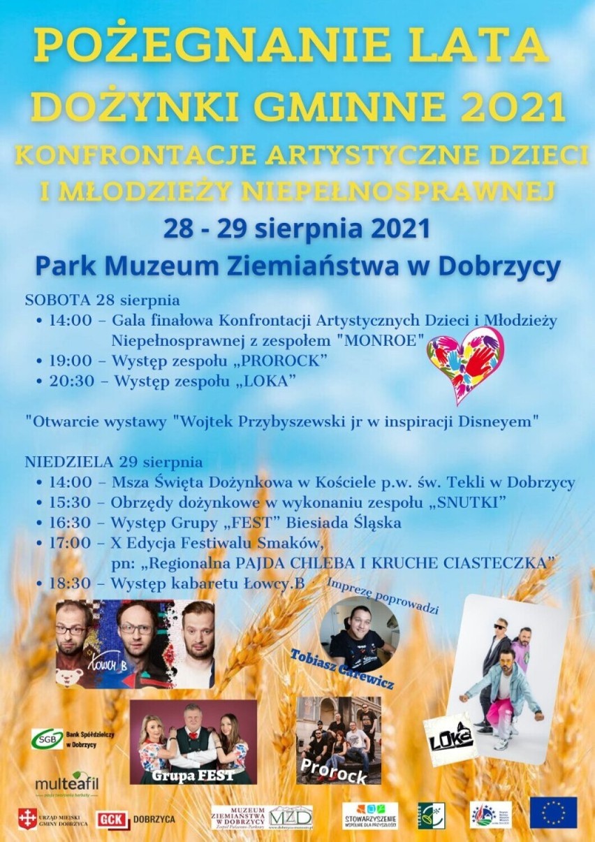 Dożynki gminne w Dobrzycy odbędą się 29 sierpnia