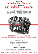 Myszków: "Niezłomni bohaterowie". Koncert z okazji Dnia Żołnierzy Wyklętych [ZDJĘCIA]