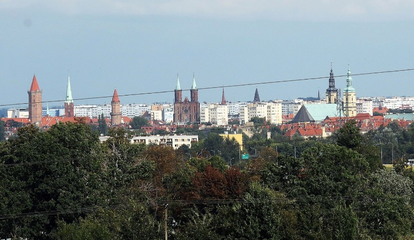 Tak wygląda Legnica na zdjęciach widziana z wysokości miejscowości Lipce