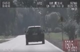 Wyprzedził policjantów. Jechał 150 km/h (wideo)